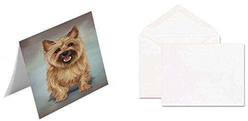 Cairn Terrier Dog Handmade Artwork Assorted Pets Greeting Cards and Note Cards with Envelopes for All Occasions and Holiday Seasons