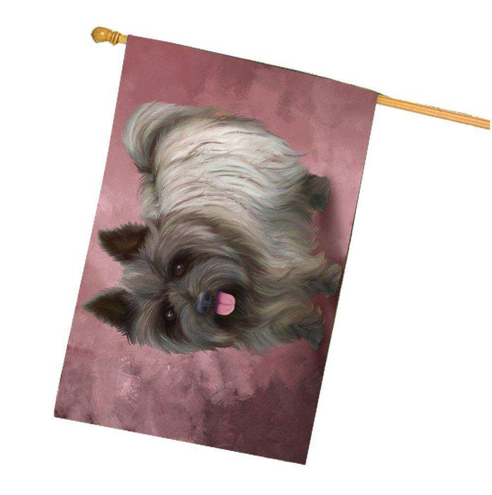 Cairn Terrier Dog House Flag