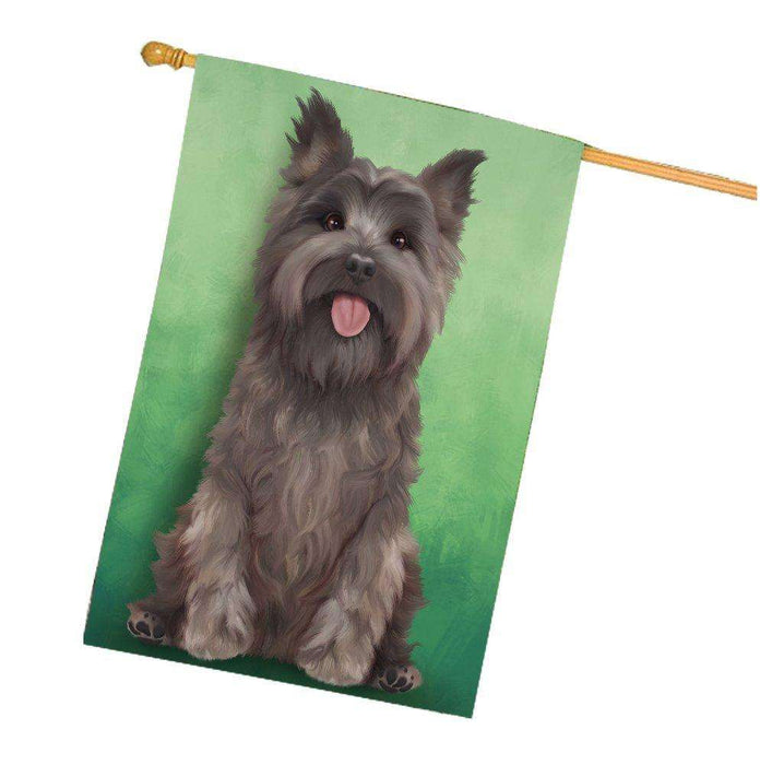 Cairn Terrier Dog House Flag