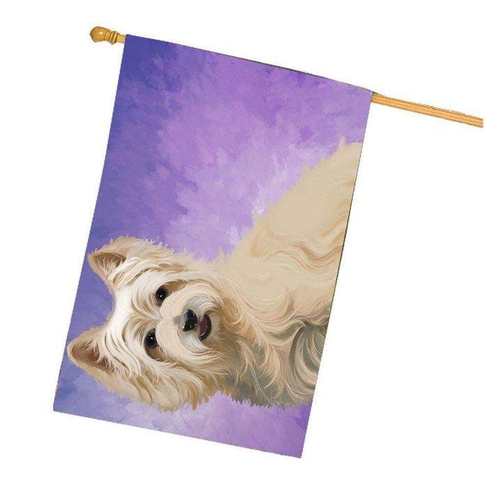 Cairn Terrier Dog House Flag