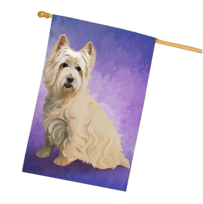 Cairn Terrier Dog House Flag