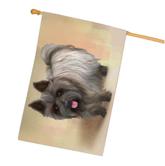 Cairn Terrier Dog House Flag