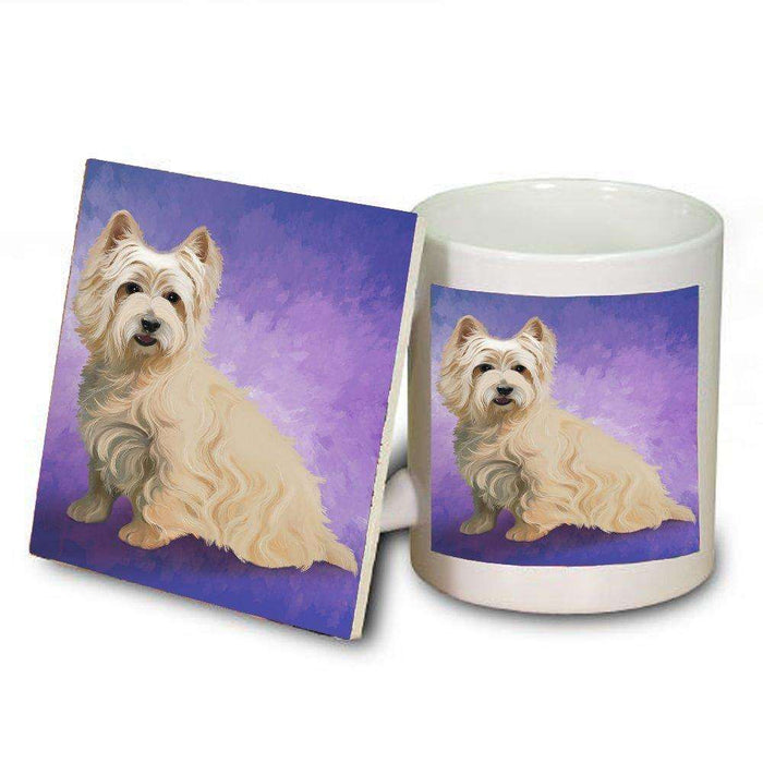 Cairn Terrier Dog Mug and Coaster Set