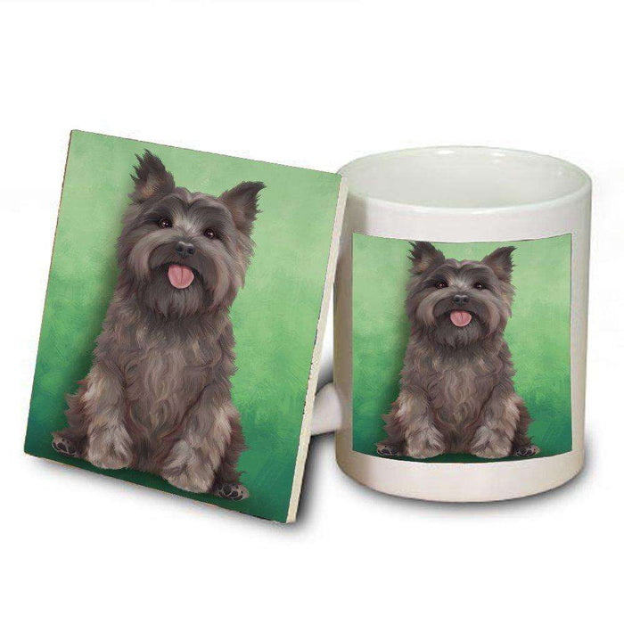 Cairn Terrier Dog Mug and Coaster Set