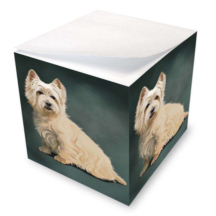 Cairn Terrier Dog Note Cube