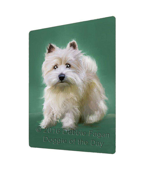 Cairn Terrier Dog Tempered Cutting Board