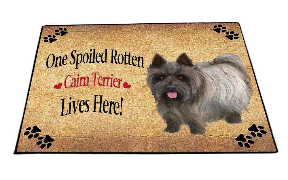 Cairn Terrier Spoiled Rotten Dog Indoor/Outdoor Floormat