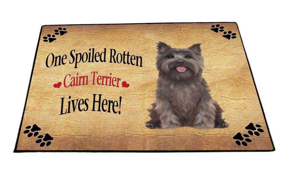 Cairn Terrier Spoiled Rotten Dog Indoor/Outdoor Floormat