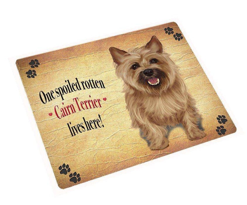 Cairn Terrier Spoiled Rotten Dog Large Refrigerator / Dishwasher Magnet 11.5" x 17.6"