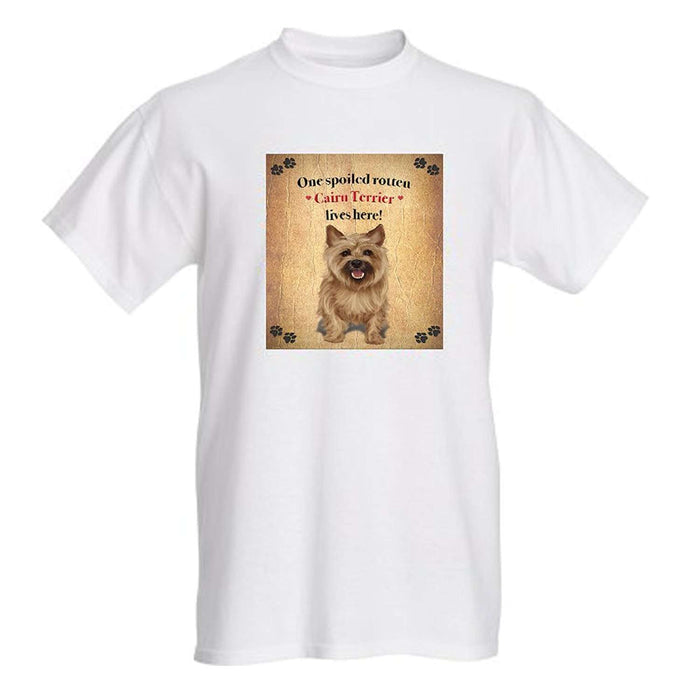 Cairn Terrier Spoiled Rotten Dog T-Shirt