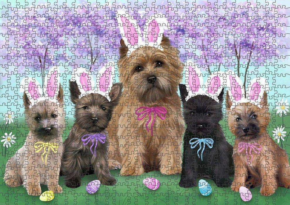 Cairn Terriers Dog Easter Holiday Puzzle with Photo Tin PUZL50301