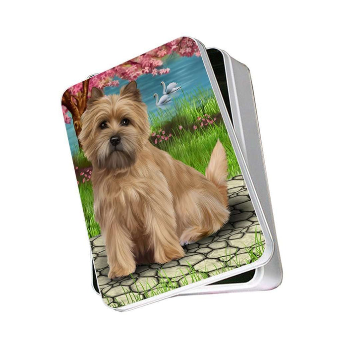 Cairn Terriers Dog Photo Storage Tin