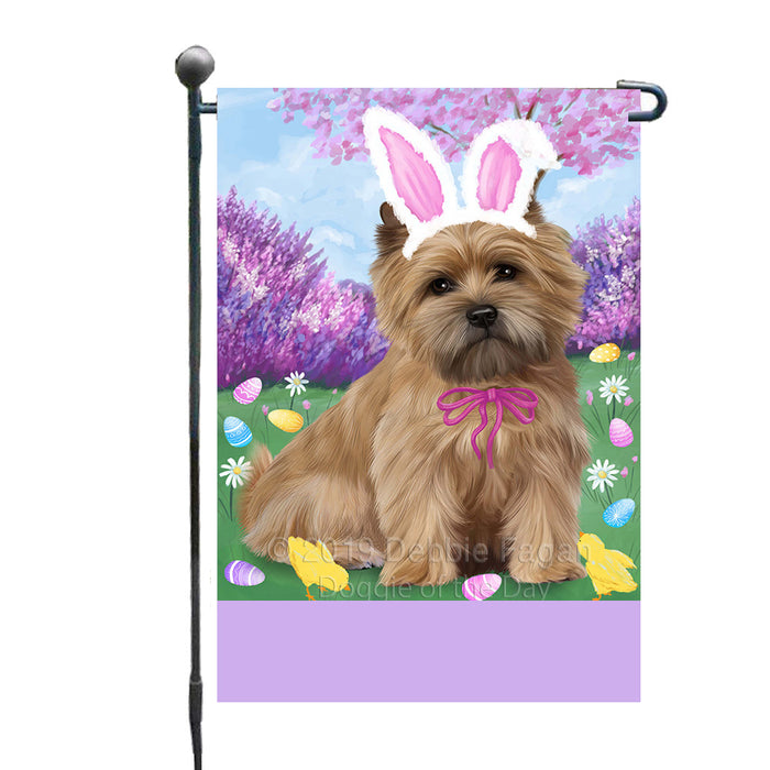 Personalized Easter Holiday Cairn Terrier Dog Custom Garden Flags GFLG-DOTD-A58803
