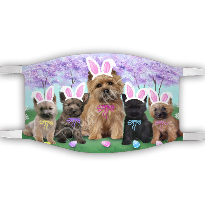 Easter Holiday Cairn Terrier Dogs Face Mask FM49588