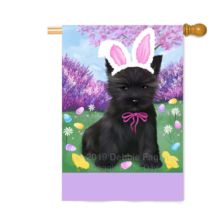 Personalized Easter Holiday Cairn Terrier Dog Custom House Flag FLG-DOTD-A58863