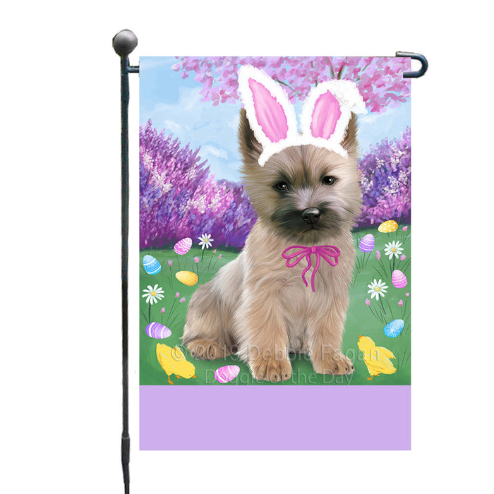 Personalized Easter Holiday Cairn Terrier Dog Custom Garden Flags GFLG-DOTD-A58805