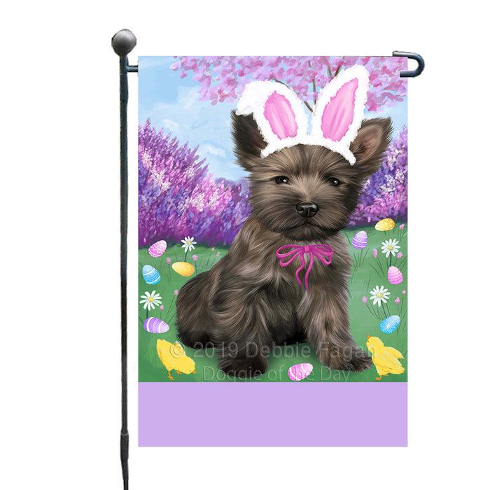 Personalized Easter Holiday Cairn Terrier Dog Custom Garden Flags GFLG-DOTD-A58806