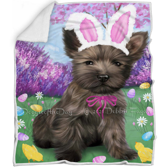 Cairn Terrier Dog Easter Holiday Blanket BLNKT57396