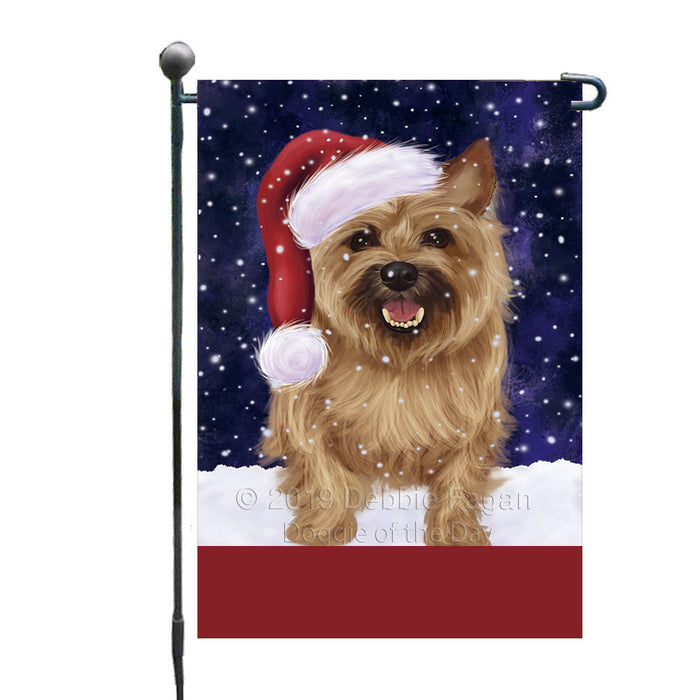 Personalized Let It Snow Happy Holidays Cairn Terrier Dog Custom Garden Flags GFLG-DOTD-A62301