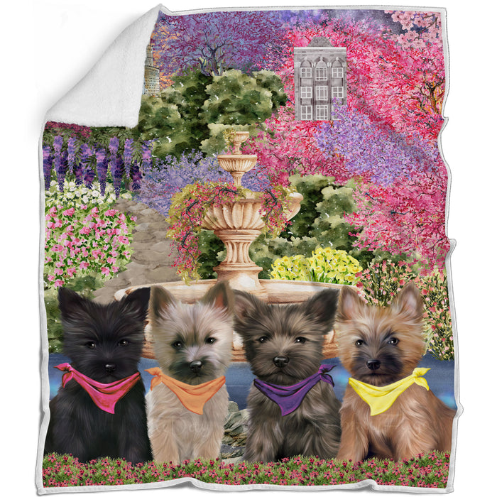 Cairn Terrier Blanket: Explore a Variety of Designs, Custom, Personalized Bed Blankets, Cozy Woven, Fleece and Sherpa, Gift for Dog and Pet Lovers
