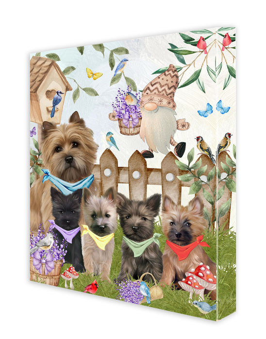 Cairn Terrier Wall Art Canvas, Explore a Variety of Designs, Custom Digital Painting, Personalized, Ready to Hang Room Decor, Dog Gift for Pet Lovers