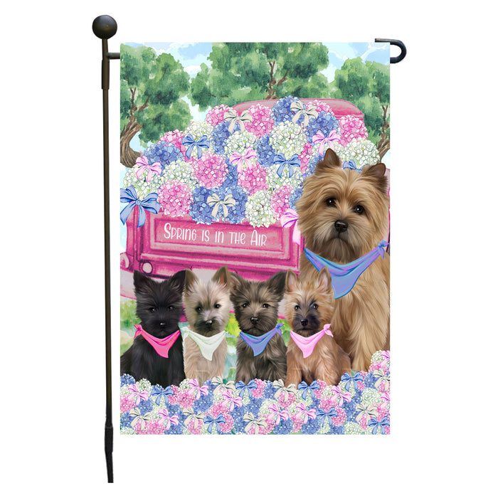 Cairn Terrier Garden Flag: Explore a Variety of Personalized Designs, Double-Sided, Weather Resistant, Custom, Outdoor Garden Yard Decor for Dog and Pet Lovers