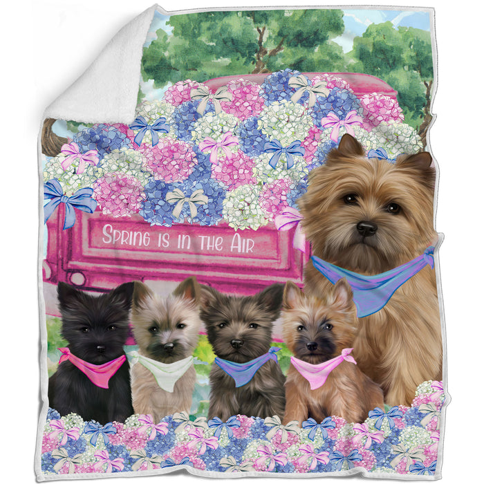 Cairn Terrier Blanket: Explore a Variety of Designs, Cozy Sherpa, Fleece and Woven, Custom, Personalized, Gift for Dog and Pet Lovers