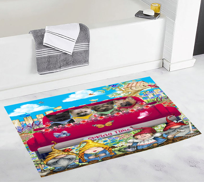 Cairn Terrier Bath Mat, Anti-Slip Bathroom Rug Mats, Explore a Variety of Designs, Custom, Personalized, Dog Gift for Pet Lovers