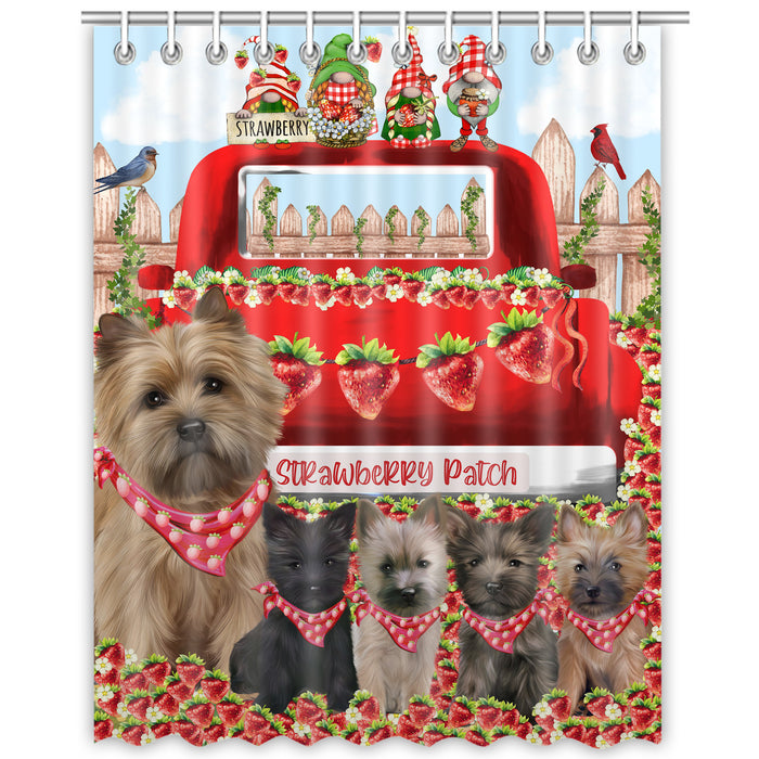 Cairn Terrier Shower Curtain: Explore a Variety of Designs, Halloween Bathtub Curtains for Bathroom with Hooks, Personalized, Custom, Gift for Pet and Dog Lovers