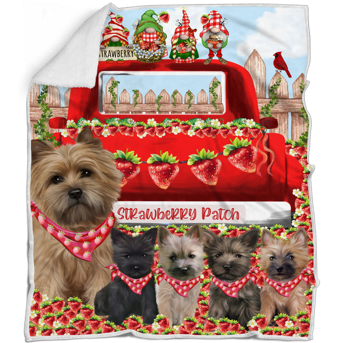 Cairn Terrier Bed Blanket, Explore a Variety of Designs, Custom, Soft and Cozy, Personalized, Throw Woven, Fleece and Sherpa, Gift for Pet and Dog Lovers
