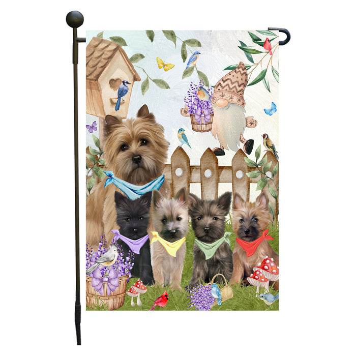 Cairn Terrier Garden Flag: Explore a Variety of Designs, Custom, Personalized, Weather Resistant, Double-Sided, Outdoor Garden Yard Decor for Dog and Pet Lovers