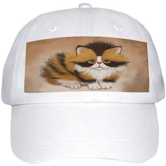 Calico Cat Ball Hat Cap Off White