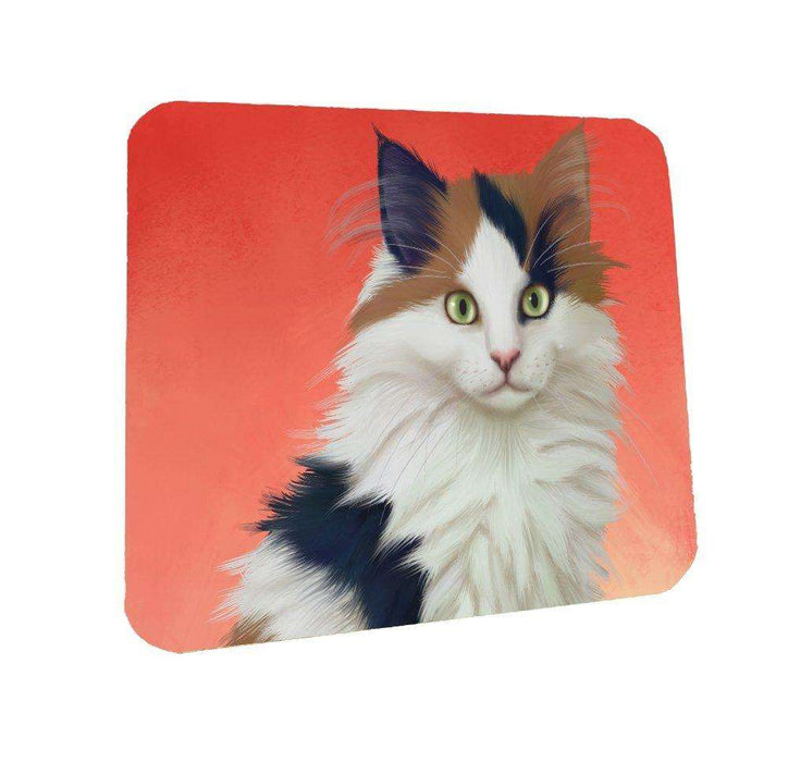 Calico Cat Coasters Set of 4