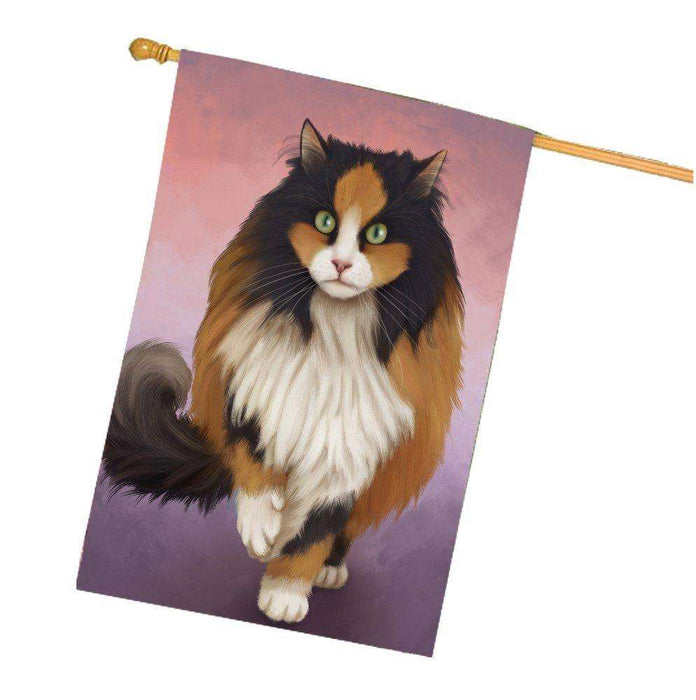 Calico Cat House Flag