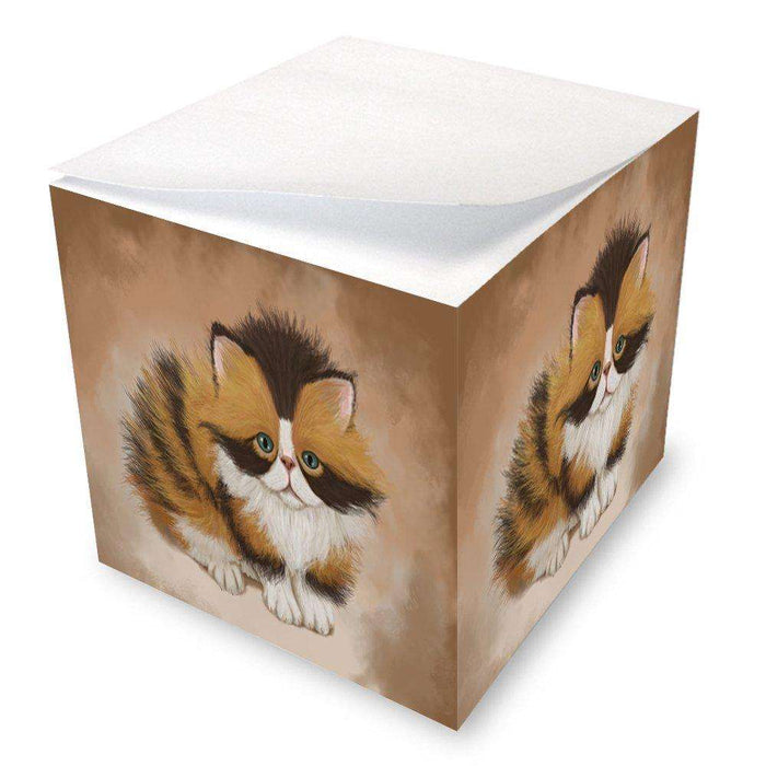 Calico Cat Note Cube