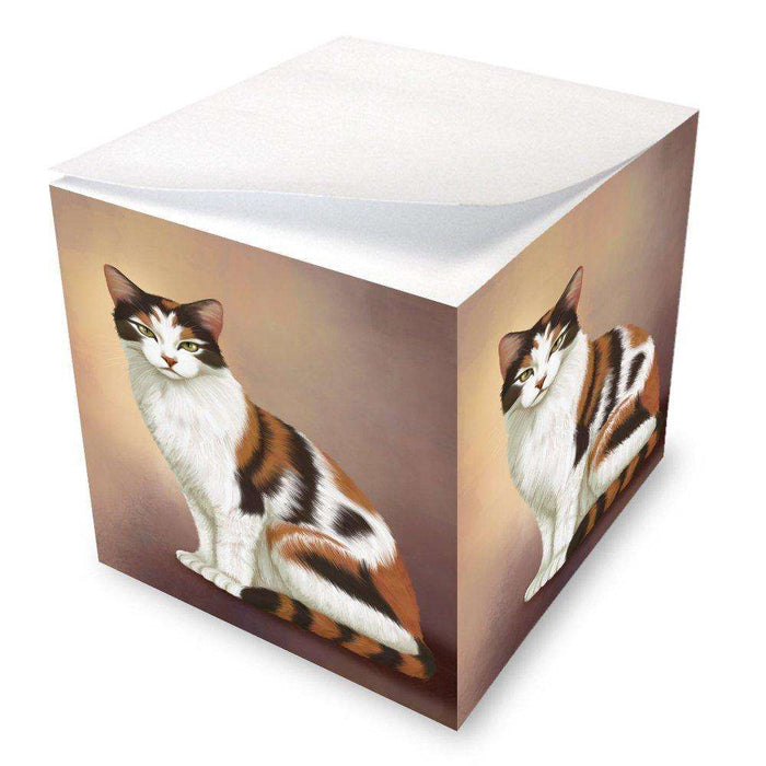Calico Cat Note Cube