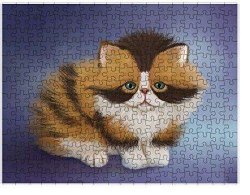 Calico Cat Puzzle with Photo Tin