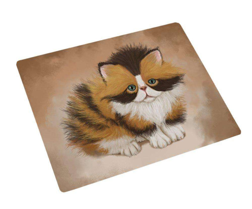 Calico Cat Tempered Cutting Board