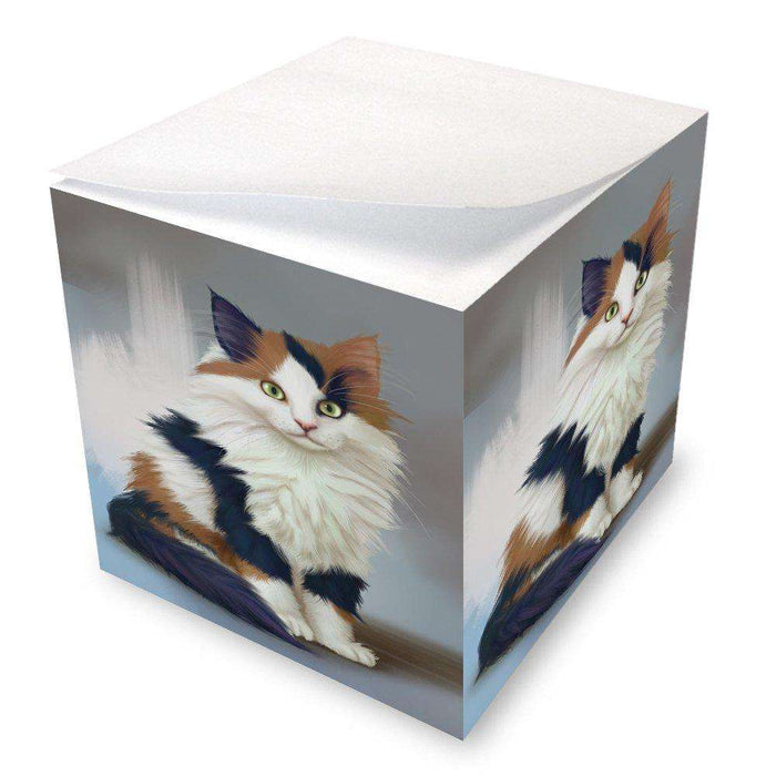 Calico Kitten Cat Note Cube