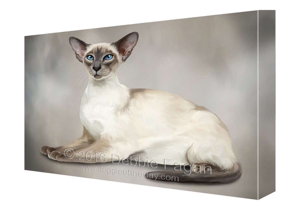 Cat Art Portrait Print Canvas