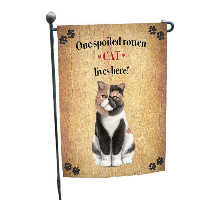 Cat Exotic Shorthair Spoiled Rotten Cat Garden Flag