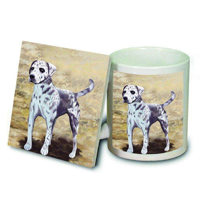 Catahoala Leopard Dog Mug and Coaster Set