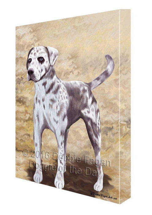 Catahoala Leopard Dog Painting Printed on Canvas Wall Art