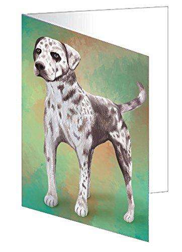 Catahoula Leopard Dog Handmade Artwork Assorted Pets Greeting Cards and Note Cards with Envelopes for All Occasions and Holiday Seasons
