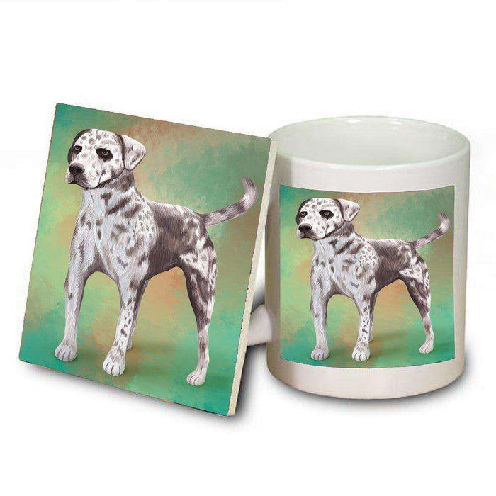 Catahoula Leopard Dog Mug and Coaster Set