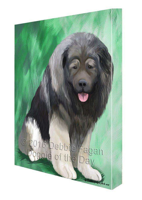 Caucasian Ovcharka Dog Painting Printed on Canvas Wall Art