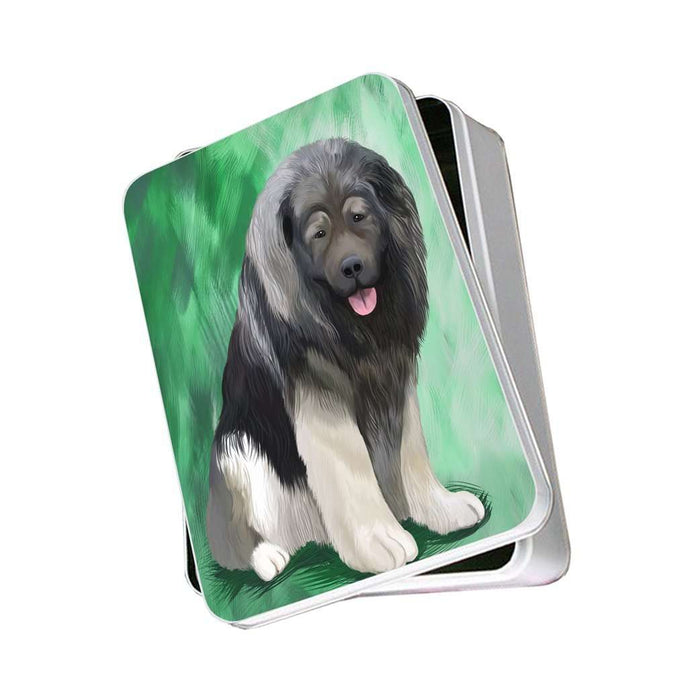 Caucasian Ovcharka Dog Photo Storage Tin