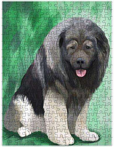 Caucasian Ovcharka Dog Puzzle with Photo Tin