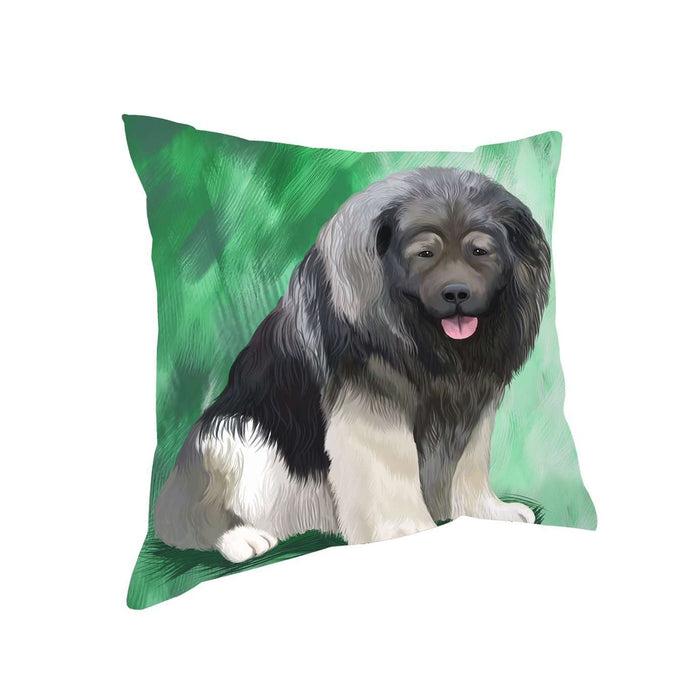 Caucasian Ovcharka Dog Throw Pillow