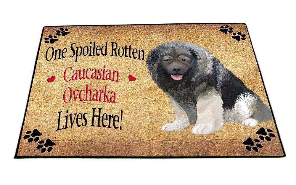 Caucasian Ovcharka Spoiled Rotten Dog Indoor/Outdoor Floormat